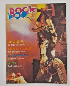 ROCK POP No. 132 DECEMBER 1985, MEXICAN MAGAZINE, SCORPIONS / KISS / DIO / WASP - Picture 1 of 7