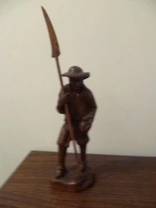 Sculpture bois chouan révolution signée Bruno MINGUET - Imagen 1 de 5
