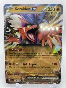 Pokémon: SV SCARLATA Y VIOLETA KORAIDON ex 125/198 ULTRA RARO - Imagen 1 de 2