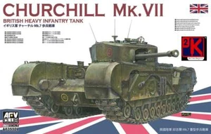 AFV Club AF35324 - British Infantry Churchill MkVII Tank 1/35 Scale Plastic Kit  - Picture 1 of 8
