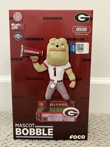 Limited Edition Georgia Bulldogs Football 4X National Champions Bobblehead Cover