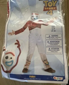Disney Pixar Toy Story 4 Forky Halloween Costume Small 4-6 - Picture 1 of 4