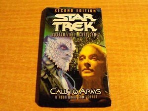 STAR TREK CCG 2E CALL TO ARMS SEALED BOOSTER PACK OF 11 CARDS - Picture 1 of 1