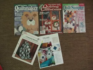 2005 Quilt Sampler 1999 Quiltmaker 2004 Quilting for Christmas Magazines Pattern - Picture 1 of 1