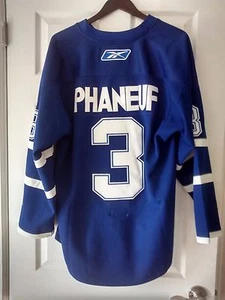 NHL-Reebok-Toronto Maple Leafs-Dion Phaneuf #3 Jersey Mens Size 50 - Picture 1 of 2