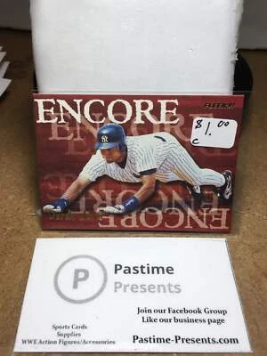 1997 Fleer Encore #703 Derek Jeter New York Yankees (C) - Image 1 of 2
