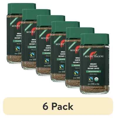 Mount Hagen Organic Freeze Dried Instant Decaffeinated Coffee, 3.53-Ounce (6pk) - Image 1 of 4