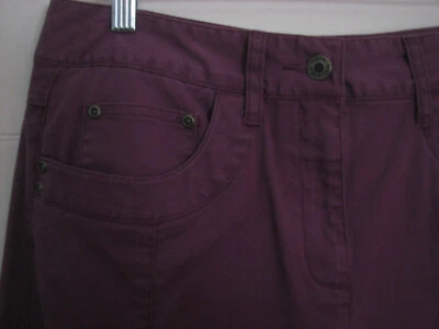 Womens Talbots Skirt Purple Denim “Stretch” Size 10 Medium Mint! - Image 1 of 4