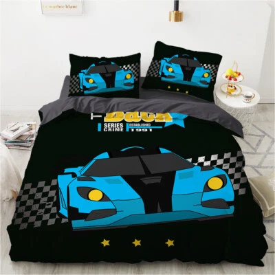 Fundas de almohada para cama 3D azul deportivo ZHUB005 funda nórdica edredón Queen King Zoe Foto 1 de 4