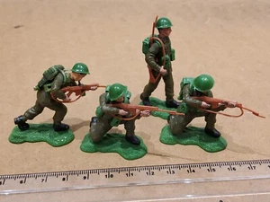 1970s Britains Swoppet British Army X4 - Foto 1 di 8