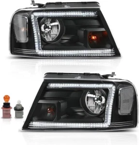 LED TFL Scheinwerfer Montage, kompatibel mit 2004-2008 Ford F150 / 06-08 - Bild 1 von 9