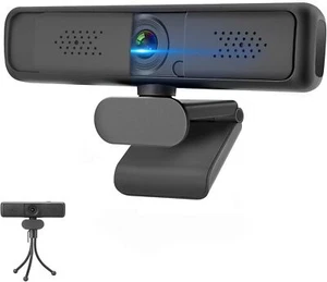 MECO Webcam 2K avec Microphone/Trépied Full HD 2K 1440P Caméra Web USB Plug & Pl - Photo 1/8