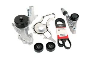 Drive Belt, Tensioner, Pulley & Water Pump Kit for Jeep Wrangler JK JL 3.6L ERB - Picture 1 of 1
