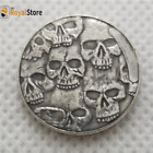 hobo nickel coin skull collection Coins Collectibles ENGRAVING ART gift
