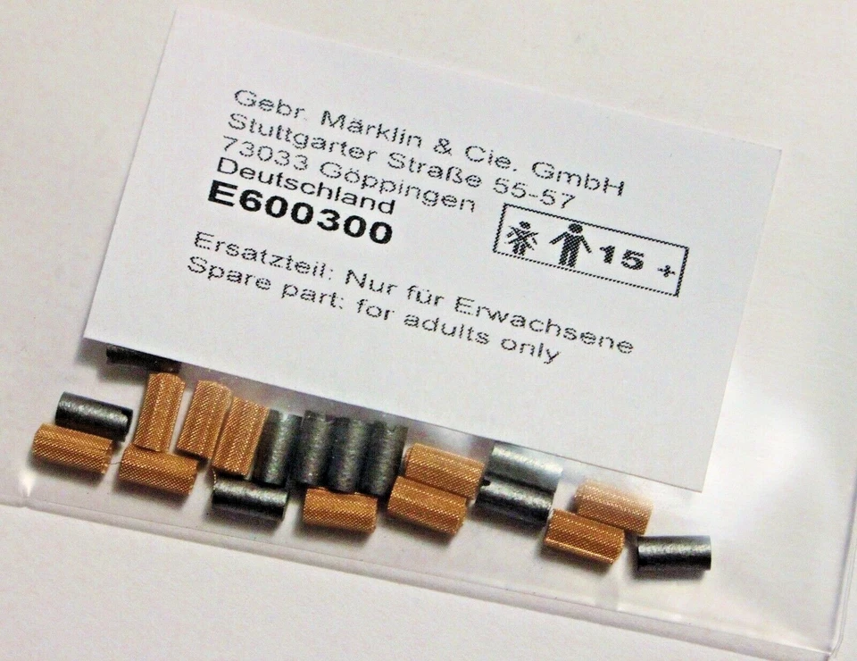 Märklin H0 E600300 Brush and Coal Pair Round -