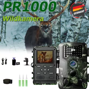 2.7K 58MP HD Wildkamera mit Bewegungsmelder Nachtsicht,Wildtierkamera mit 2" LCD - Bild 1 von 16