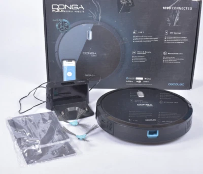 Cecotec Conga 1090 Connected Staubsaugerroboter Staubsauger Roboter WIFI /4 - Bild 1 von 4