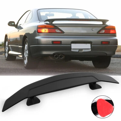 For Nissan 200SX 240SX 46" GT Style Rear Trunk Spoiler Racing Wing Matte Black - Image 1 of 4