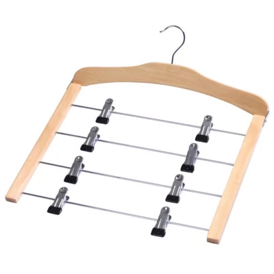 ZELLER Mehrfach-Rockbügel, buche chrom - Bild 1 von 2