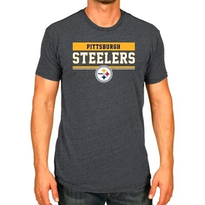 Team Fan Apparel NFL Adult Team Block Tagless T-Shirt - Cotton Blend - Charco... - Picture 1 of 6