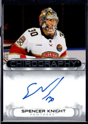 2023-24 SP Authentic Chirography #CSK Spencer Knight - Image 1 of 2