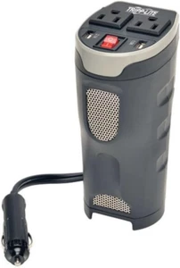 200W Car Power Inverter with 2 Outlets & 2 USB Charging Ports, Cup Holder Design - Picture 1 of 7