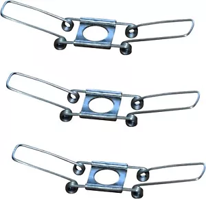 80mm Lamp Shade Spring Clip Retainer for Glass Shades 3 Pack - Picture 1 of 2