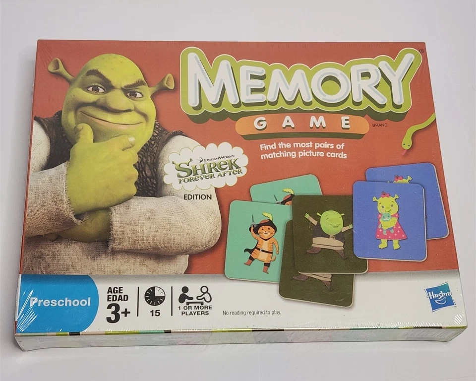 Shrek Forever After Memory Game Brand New Sealed Mattel 1 Or More Players 2010 - Image 1 of 2