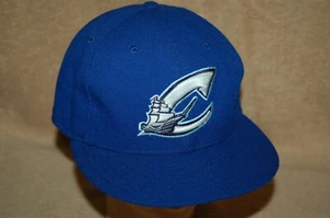 New Era 59 Fifty Columbus Clippers Ship Logo Fitted Blue Baseball Cap Mütze 7 5/8 - Bild 1 von 12