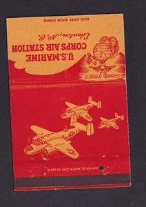 Old    Matchcover USA  BN157506 matchbox Military Airplane - Picture 1 of 2