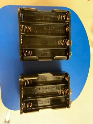 Kit de suporte de bateria 12V e 9V detector de metais branco ENVIO RÁPIDO NO DIA SEGUINTE  - Imagem 1 de 4