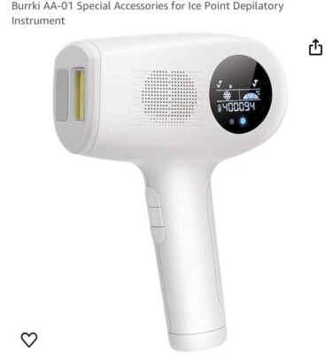 BURRKI Eisgefühl Epilierer Haarentfernung Ganzkörper verfügbar IPL Laser Neu - Bild 1 von 4