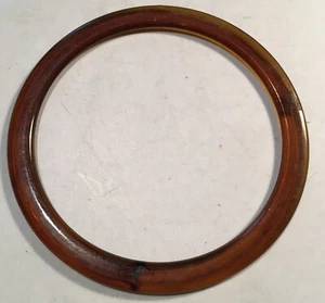 Vintage Brown Bakelite or Plastic Womens Bracelet Bangle - Picture 1 of 2