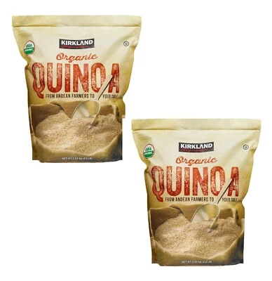 Súper alimento dinámico de quinua orgánica dúo: paquete de 2 Kirkland Signature, 4,5 libras cada uno Foto 1 de 4