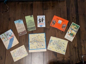 Bundle of vintage Paris maps and touring leaflets 1966 1960s - Picture 1 of 7