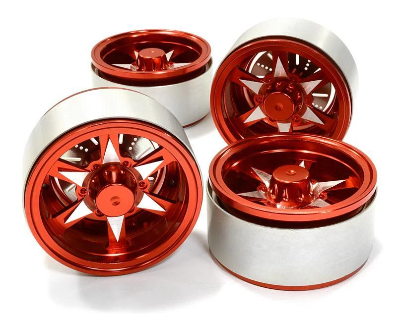 1.9 Size Billet Machined Alloy 6V Spoke Wheel(4)High Mass Type for Scale Crawler - Image 1 of 1