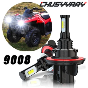 H13 9008 LED Headlight Bulb Fit For Polaris Outlaw 450 MXR Scrambler 500 850 - Picture 1 of 12