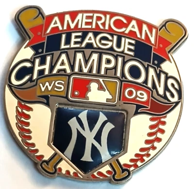 Yankee Pins NYY Pins VTG New York Yankees Pin 2009 AL Champions Licensed MLB Pin - Image 1 of 2