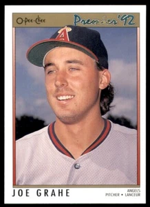 O-Pee-Chee Premier 1992 #158 Joe Grahe - Imagen 1 de 2