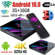 H96 Max Android 10.0 TV Box 2+16GB RK3318 Quadcore 4K 2.4G 5G WiFi HDMI2.0 V1F5