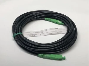 cable de conexión negro SC-APC/SC-APC 20FT, N1I4R8-SASA020F / 20ft - Imagen 1 de 5