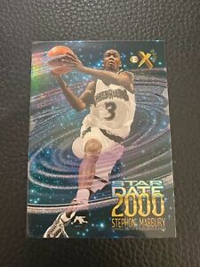 1996 1997 NBA SKYBOX E X2000 STAR DATE STEPHON MARBURY INSERT CARD 10 NM OR MINT