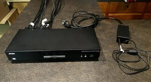 KVMP Switch: ATEN 2-Port USB 3.0 4K DisplayPort Dual Display - Picture 1 of 4