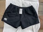Canterbury Black Rugby Professional Training Shorts XL/ 16 Brand New With Tags