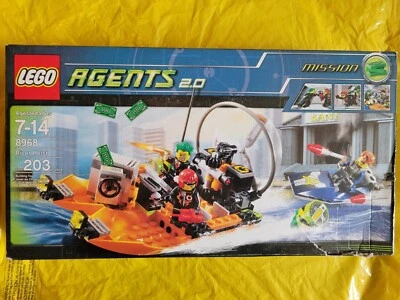Sealed Lego Agents 8968 River Heist Rare & Retired! - Image 1 of 2