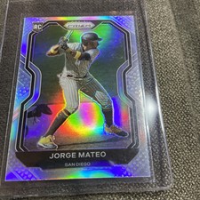 2021 Panini Prizm Jorge Mateo #196 Silver Prizm RC Rookie Card Padres NM/M