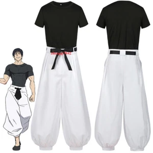 Jujutsu Kaisen Fushiguro Toji Cosplay Costume Short Top Pants Suit Unisex Suits - Picture 1 of 13