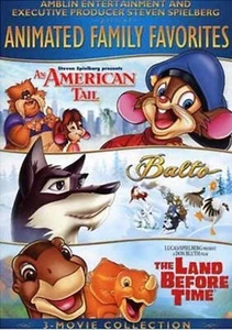 Animación Familia Favourites 3-Movie Colección (Un Americano Cola / Balto / The - Imagen 1 de 2