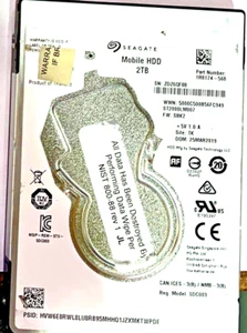 SEAGATE  ST2000LM007 1R8174-021  SN#ZDZ6QF08  TK - Picture 1 of 2