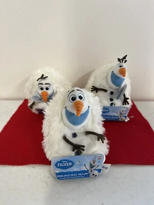 2014 Disney Frozen Olaf Hideaway Pillow Pets Plush Stuffed Animal Toy Set of 3 - Image 1 of 4